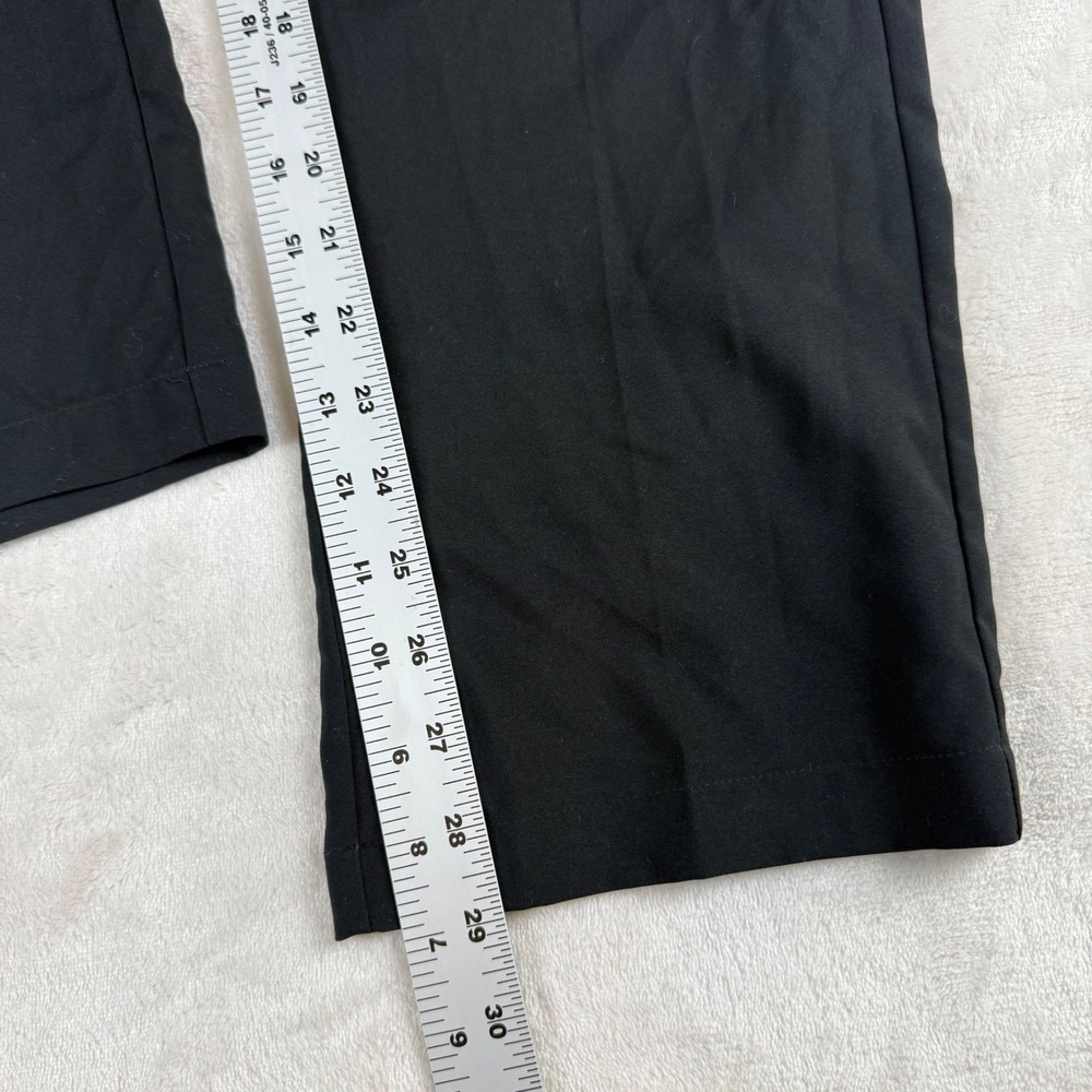 Adidas Golf Pants Mens 32x30 Black Performance Flat Front Straight Leg Sporty‎ - Picture 9 of 10